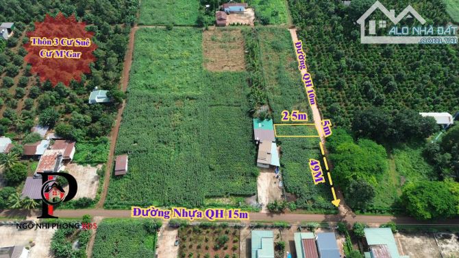 đất hẻm c1 thôn 3 cư suê gần ủy ban đường thông tứ hướng - 1