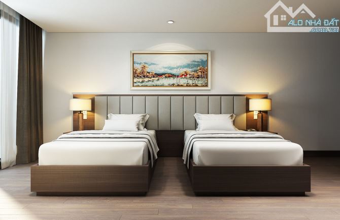 BÁN GẤP TOÀ KHÁCH SẠN PHỐ LÊ ĐỨC THỌ, DT 225M, 9 TẦNG+1 HẦM, MT 14M, LÔ GÓC - 1