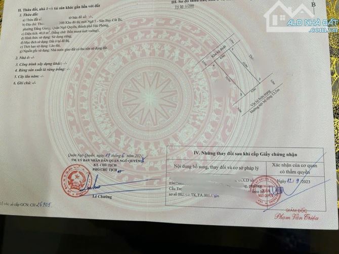 Bán 40m và 60m đất lô 20B và lô 20C đường Lê Hồng Phong sau BigC - 2