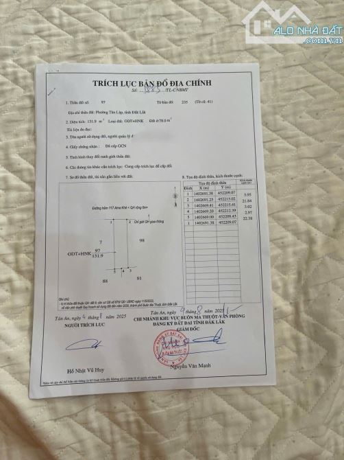 BÁN ĐẤT RỘNG HẺM 117 AMAKHE - HÙNG VƯƠNG - PHƯỜNG TÂN LẬP !!! - 2