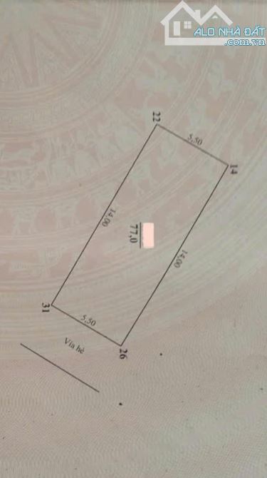 Bán mảnh đất đấu giá Đông Mỹ, vỉa hè, ô tô tránh 77m2, giá 9,7 tỷ - 2