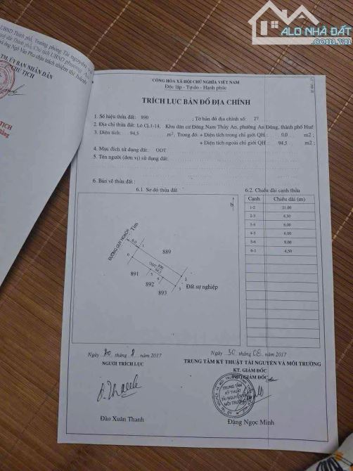 Bán đất An Đông, ngay Cầu Võ Nguyên Giáp, sau lưng đường Âu Lạc - 2