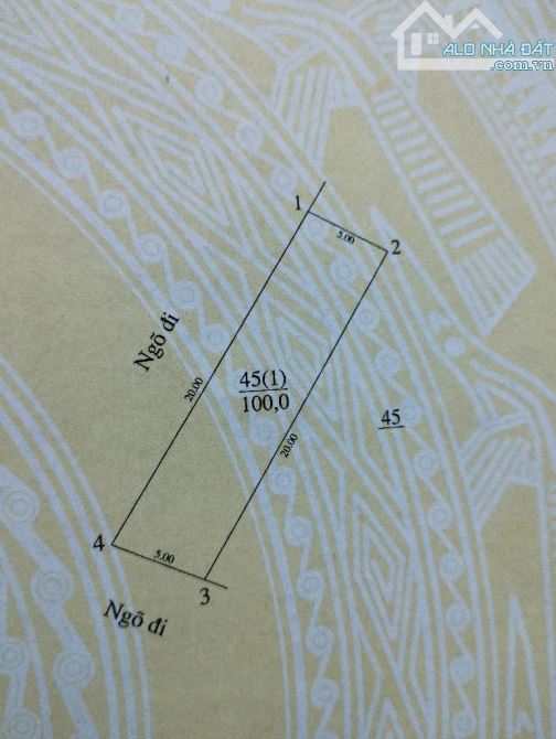 BÁN MẢNH ĐẤT LÔ GÓC, Ô TÔ TRÁNH, KINH DOANH – BỜ SÔNG SÉT, TRƯƠNG ĐỊNH – 100M² - 2