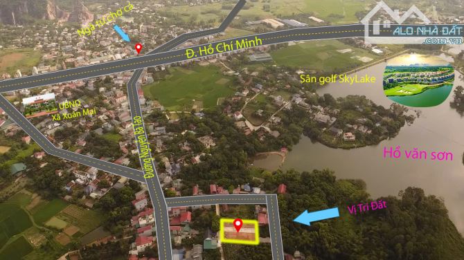 Bán đất phân lô Xã Xuân Mai,hơn tỉ,oto tránh - 2