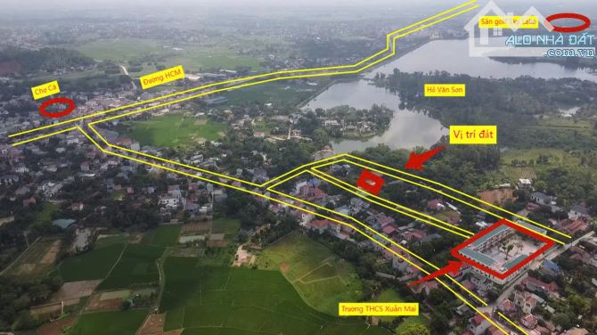 Bán đất Xuân Mai,giá hơn tỉ,oto tránh - 2