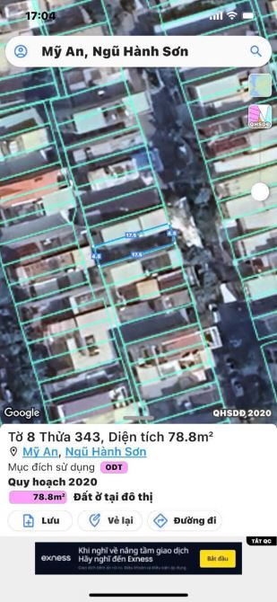 PHỐ AN THƯỢNG ĐẤT TRỐNG ĐẸP đường 5M5 AN THƯỢNG 21 hướng ĐÔNG - 3
