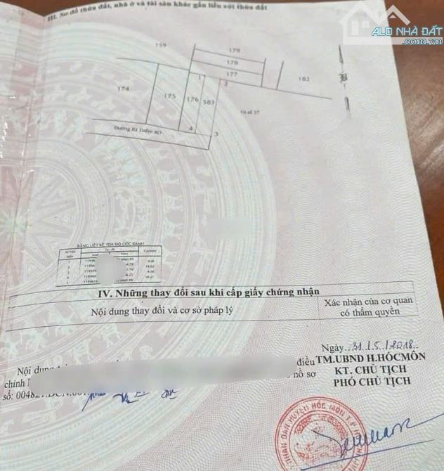 Cần Duy Chuyển Đinh Cư Cần bán nhanh Cănnhào Bà Điểm 4 Hóc Môn72m2 Sổ Hồng riêng799tr - 3