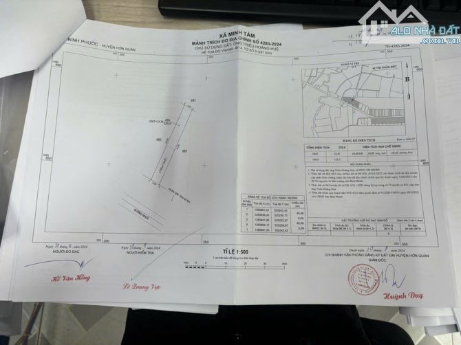 Bán rẻ lô đất thổ cư Mặt tiền đường 32m nhựa Hớn quản - 3