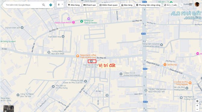 Bán đất 5x17.9m, mặt tiền An Phú 17 p.An Phú, đang thuê 5tr/th - 3