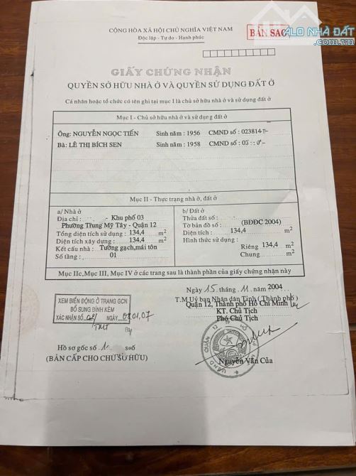 Chỉ 50tr/m có nhà chính chủ, ngang 11m,hẻm xe tải 1 trục ngay Coopmart Nguyễn Ảnh Thủ,Q.12 - 3