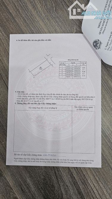 💥💥Cần bán lô đất tại tổ 2 , Quang Minh, Mê Linh, Hà Nội. Giá 5x triệu/m2💥 ============= - 4