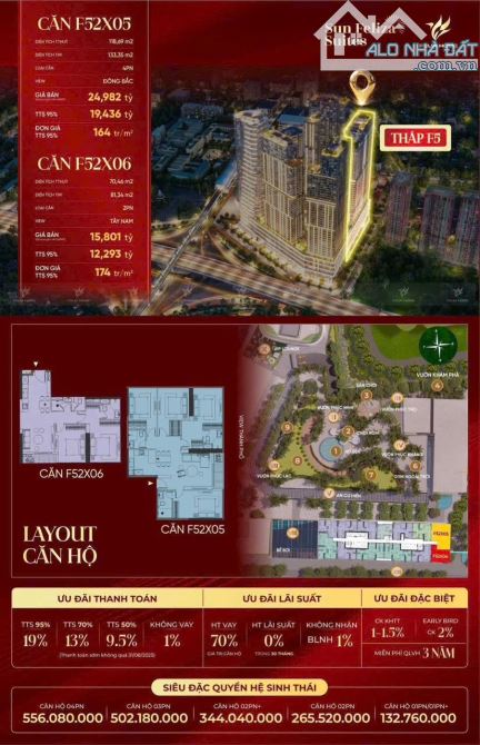 Biệt Thử Trên Không - Sun Feliza Suites - Cầu Giấy - Căn Hộ 2 Ngủ - Đẳng Cấp 6 sao - 4