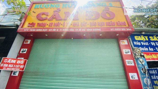 BÁN NHÀ 485 M2 NGANG 7.2M MẶT TIỀN ĐƯỜNG TRẦN HƯNG ĐẠO 20M – ĐÔNG HÒA DĨ AN – 21 TỶ - 4