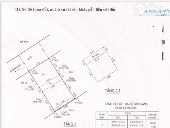 LÔ ĐẤT ĐẸP – ĐƯỜNG SỐ 2, TRƯỜNG THỌ, THỦ ĐỨC – GẦN CHỢ THỦ ĐỨC - 50M² – CHỈ 5 TỶ - 4