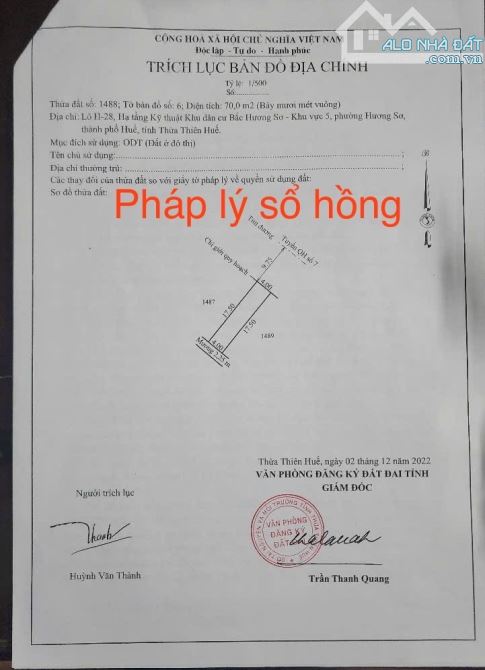 Bán lô đất đẹp KQH Hương Sơ KV5 trục đường 19,5m. - 4