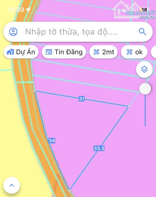 VIEW SIÊU ĐẸP-MẶT TIỀN 34m-KHU ĐỒNG GIÓ HỒ SỞ BÔNG-Dt:485m2-34mx31m-95 thổ cư-sổ sẵn-2ty5 - 5