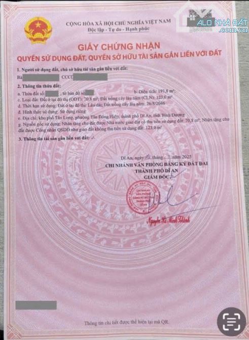 Đất mặt tiền DT 743c phường Tân Đông Hiệp tp Dĩ An - 6