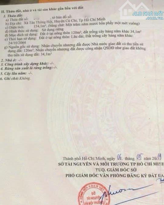 Cách UBND Tân Thông Hội 800m, 1 sẹc đường 28, xã Tân Thông Hội Củ CHi. - 6