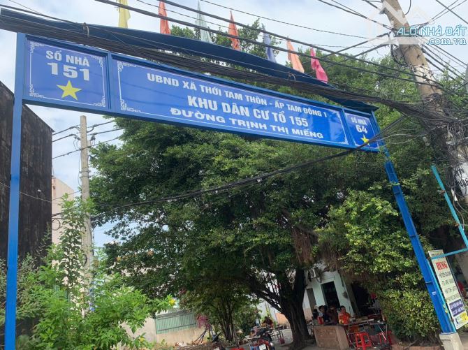 Bán đất 90M{5M X 18M}SỔ HỒNG RIÊNG mặt tiền đường nhựa 2/Trịnh Thị Miếng, Xã Thới Tam Thôn - 7