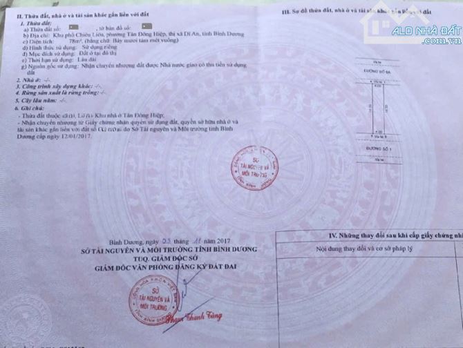 Bán 2 căn nhà cấp 4, 2MT KDC Tân Đông Hiệp p.Tân Đông Hiệp Tp.Dĩ An chỉ 3ty950 TL M7428 - 7