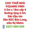 CHO THUÊ NHÀ P.QUANG VINH, ĐƯỜNG RỘNG 4.5m, SÂN ĐẬU OTO GẦN KDC BỬU LONG