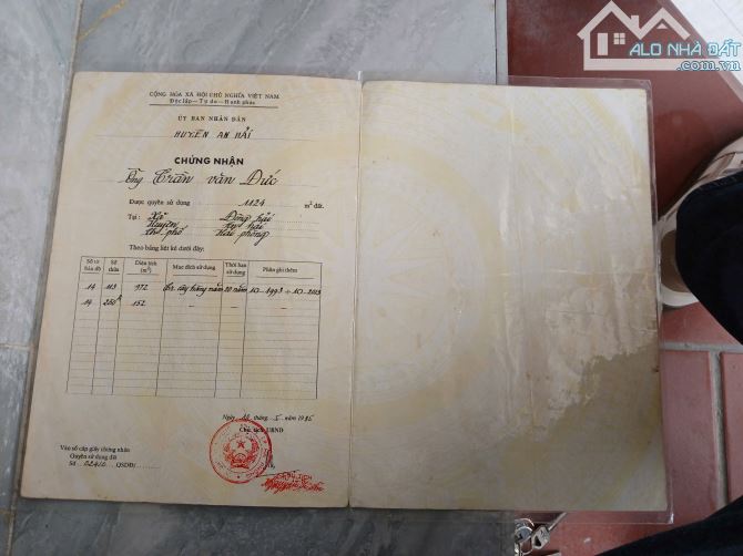 Bán 1600m đất 03 Hạ Đoạn 2 Đông Hải quận Hải An