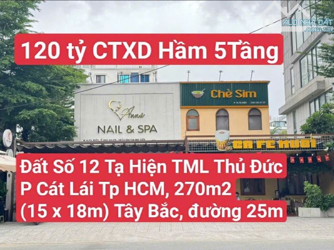 Đất Số 12 Tạ Hiện, TML, Tp Thủ Đức P. Cát Lái Tp HCM