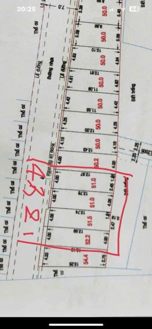 CẦN BÁN GẤP 3 LÔ LIỀN KỀ SAU CHỢ AN SƯƠNG KHU  VIP ĐƯỜNG 7M CHỈ 5.1 TỶ
