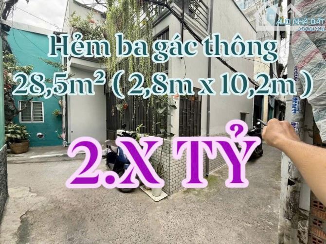 Bán nhà đẹp, giá rẻ Gò Vấp - Lô góc hẻm ba gác Thống Nhất - Chỉ hơn 2 tỷ - 254