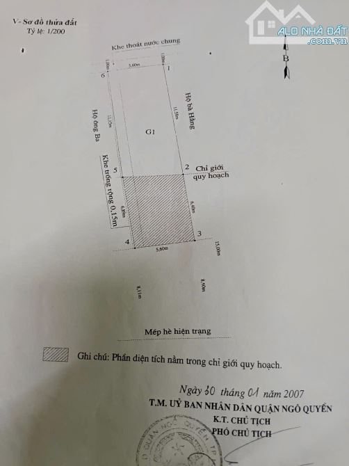 Bán lô đất 100m2 ngang 5.6m vuông vắn mặt đường Nguyễn Bình Khiêm đoạn đẹp gần Đại học Y.