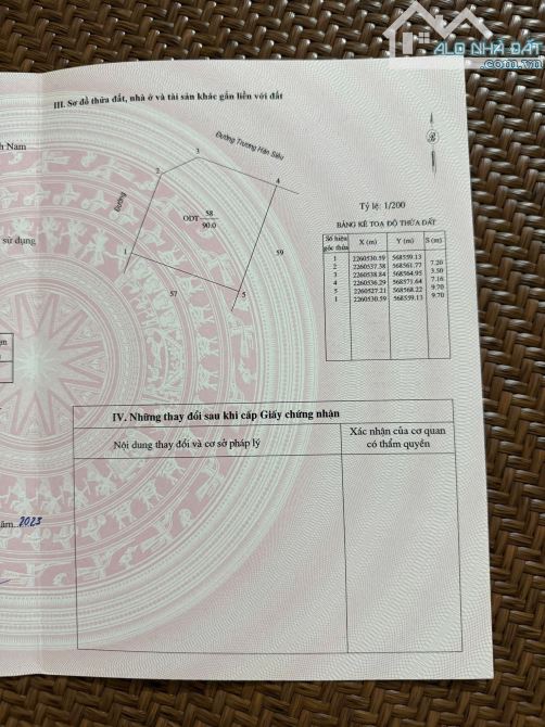 Bán lô góc 2 mặt thoáng đường Trương Hán Siêu