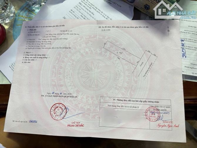 Spcc📢 BÁN ĐẤT TDC ĐỒNG GIÁP  • Diện tích: 72m ( 4x18) vuông vắn, sổ đỏ chính chủ - hướng