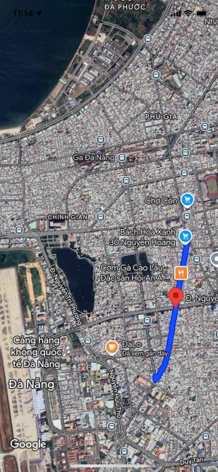 Bán đất (ngang 5.2m) mặt tiền vị trí kinh doanh đường Nguyễn Hoàng, trung tâm Thanh Khê