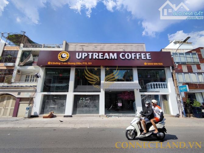 1 đời chủ. Rẻ nhất mặt tiền Trần Quang Diệu, Quận 3. 200m2 (8x25m), CTXD: Hầm 7 tầng. Giá