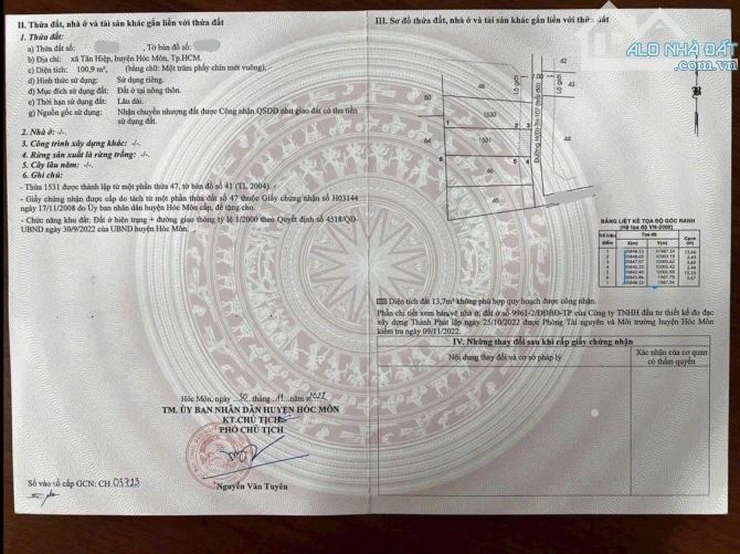 Bán gấp căn nhà rẻ , sổ hồng riêng tại đường tân hiệp 18 , hóc môn dt 100mz2