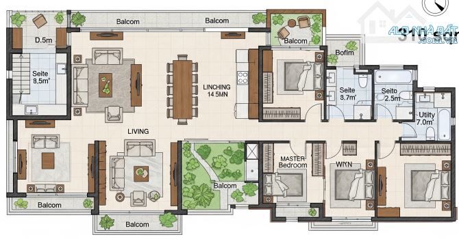 💥 SIÊU PHẨM ĐẤT VÀNG NGÔ GIA TỰ, DT310M², MT15.5M, Ô TÔ TRÁNH, ĐẦU TƯ CHIA LÔ, GIÁ 29.XT