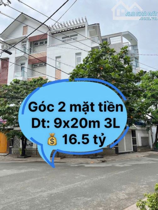 GÒ VẤP, BÁN NHÀ LÔ GÓC ĐƯỜNG 59 CC DREAM HOME, DT 9x20m GIÁ CHỈ 16.5 TỶ