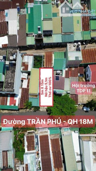 Lô đất Mặt tiền phố cổ số 362 Trần Phú thuộc phường BMT - Đắk Lắk 3,45 tỷ