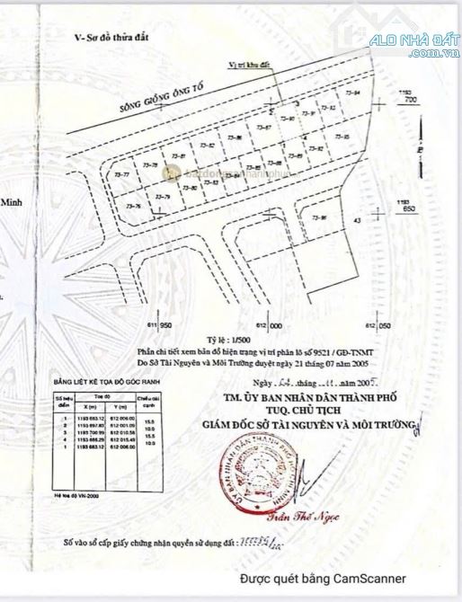 Bán đất mặt tiền sông đường 52 kdc 10 mẫu P Bình Trưng Đông quận 2 cũ nền H7 (155m²) 23 tỷ