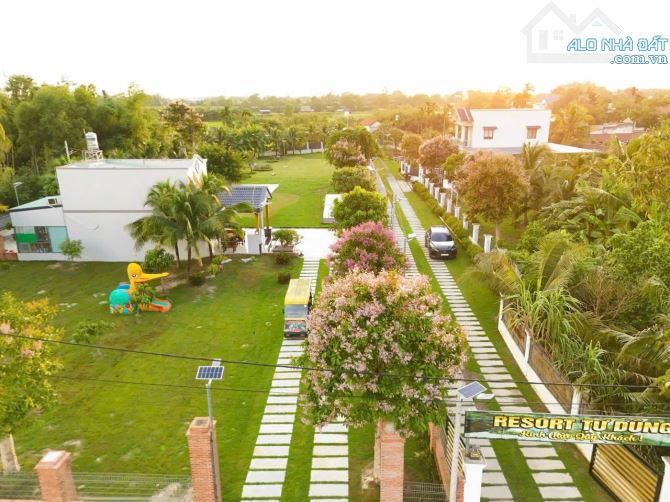 Cần bán đất + Vila ở nghĩ dưỡng Khu dân cư xã Trung Lập Thượng Củ Chi DT 3462m2 Thổ 364m2 - 6