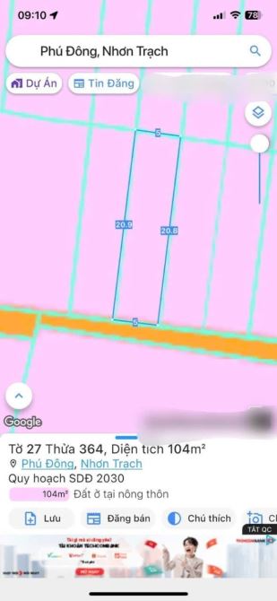Chủ kẹt tiền cần bán lô đất nền phú đông ngày khu dân cư trung tâm UBNN XÃ trường học cấp, - 1