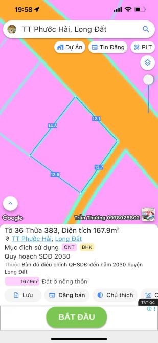 🌈🌈 LÊN LÔ ĐẤT THỊ TRẤN PHƯỚC HẢI - GẦN BIỂN PHƯỚC HẢI 4KM - 1