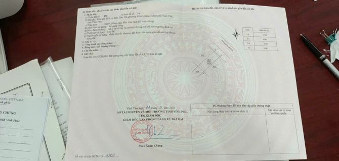 Bán đất Hán Lữ, Khai Quang, Vĩnh Yên. DT 102m2. - 1