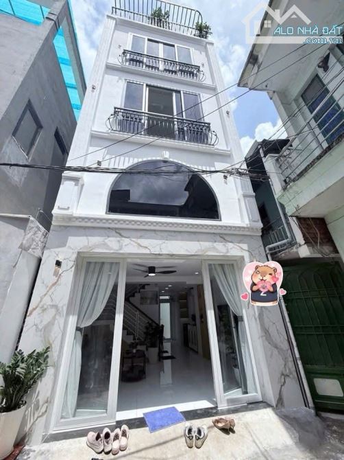 💥SÁT QUẬN 1 - NGUYỄN CỬU VÂN - BÌNH THẠNH - 4 TẦNG - 6 P. NGỦ - 7WC - CHỈ : 7.75 TỶ - 1