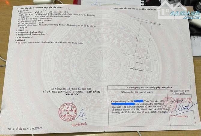 Chỉ 6,39 tỷ sở hữu mt Trần Nguyên Đán ra biển Nguyễn Tất Thành  chỉ 2 phút - 2