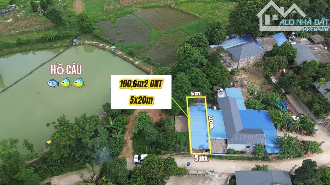 Cần bán lô đất S= 100,6m2 full thổ cư, sát khu công nghiệp, tiềm năng tăng giá tốt, pháp l - 2