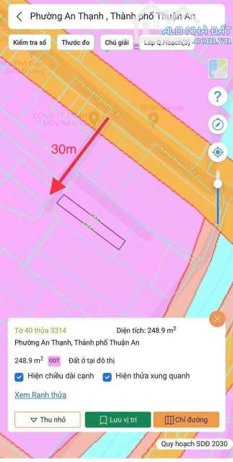 💥 Bán đất An Thạnh 24 – 3 tỷ 3 – 249m² - 2