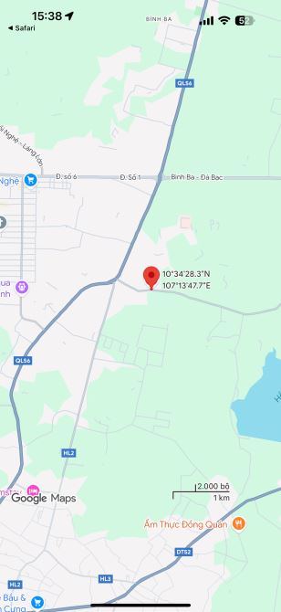 Bán đất mặt tiền QL 30m ở xã Đá Bạc, Bà Rịa- Vũng Tàu ( nay là xã Nghĩa Thành, Hồ Chí Minh - 2