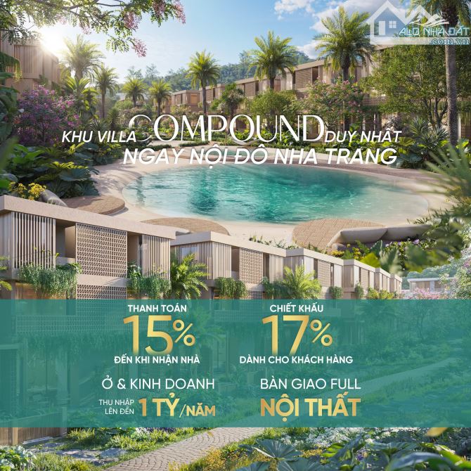 Mở bán biệt thự ven biển cao cấp Nha Trang - khu compound tiện ích nội khu chiết khấu 17% - 2
