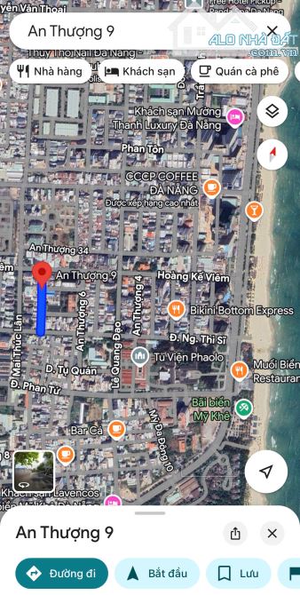 Bán lô đất mặt tiền đường An Thượng 9, Ngũ Hành Sơn. - 2